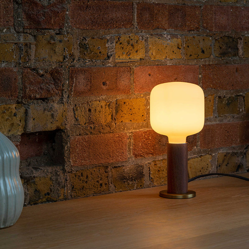 Knuckle Table Lamp Walnut